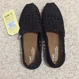 NWT* Toms Classic Woven Black Stain